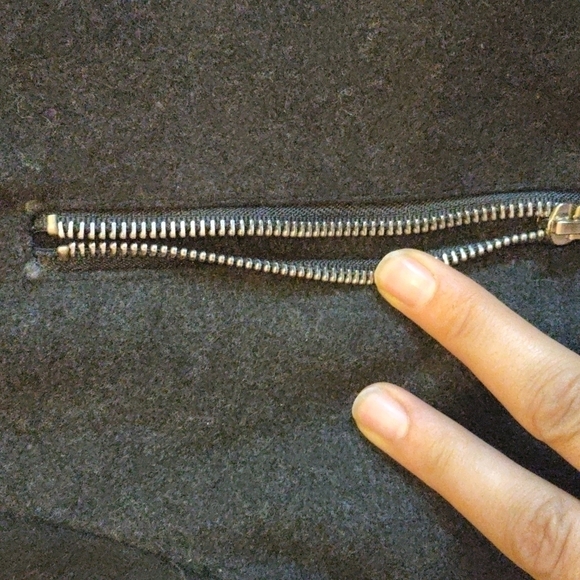 Miss London wool blend military style coat women's medium - Picture 10 of 12